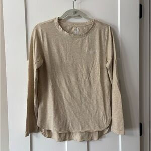 Johnnie-O Mens Long Sleeve Henley Tee SZ M Oatmeal‎ MLB Colab MN Twins